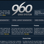 The 960 grid system website
