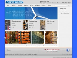 Rapidrack.com offers storage systems, selves and several specialized solutions