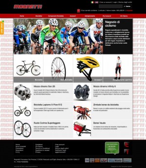 The front page consist of 2 banner modules and the categories module that display the top level categories