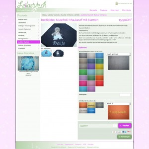leilastyle product information page